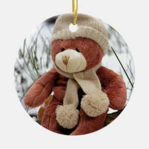 Cute Teddy Bear Keramisch Ornament