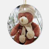 Cute Teddy Bear Keramisch Ornament (Links)