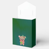 Cute Teddy Bear-kerstboom Happy Festive Bedankdoosjes (Geopend)