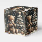 Cute Teddy Bear Kerstmis Bedankdoosjes (Voorkant Zijde)