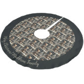 Cute Teddy Bear Kerstmis Kerstboom Rok (Gekanteld)