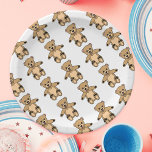 Cute Teddy Bear Kinder Birtday Papieren Bordje<br><div class="desc">Teddy beer verjaardagsfeestje borden. Deze schattige bruine teddyberen zijn perfect voor het verjaardagsfeest van kinderen.</div>