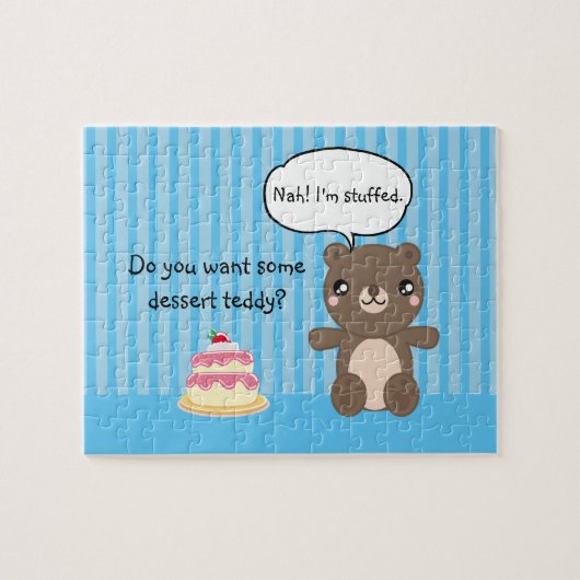 Cute Teddy Bear Kinder Funny Joke Legpuzzel (Horizontaal)