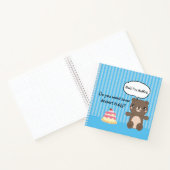 Cute Teddy Bear Kinder Funny Joke Notitieboek (Binnen)