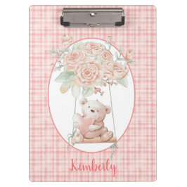 Cute Teddy Bear Klembord