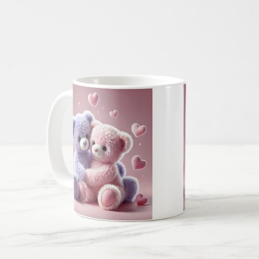 Cute Teddy Bear Koffiemok (Voorkant links)