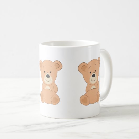 Cute Teddy Bear Koffiemok (Voorkant rechts)