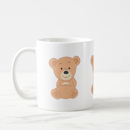 Cute Teddy Bear Koffiemok (Links)