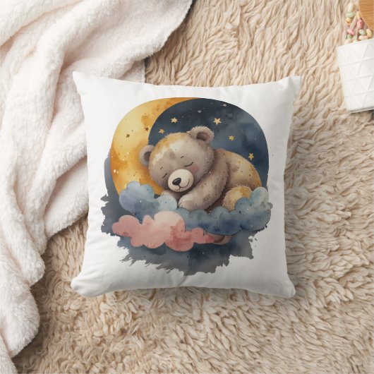 Cute Teddy Bear Kussen (Deken)