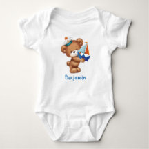 Cute Teddy Bear Littlle Sailor Persoonlijk