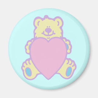 Cute Teddy Bear Love Heart Magneet