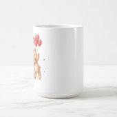 Cute Teddy Bear Love Lifts Mug Koffiemok (Center)
