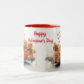 Cute Teddy Bear Love/Valentijnsdag Mok (Center)