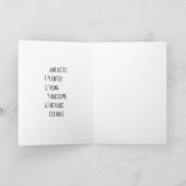 Cute Teddy Bear met Red Heart Happy Vaderdag Kaart (Binnen)