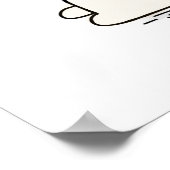 Cute Teddy Bear met roze ballonnen Meisjes Bedroom Poster (Hoek)