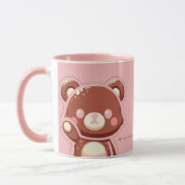 Cute Teddy Bear Mug with Heart – Kawaii Love Bear  Mok (Links)