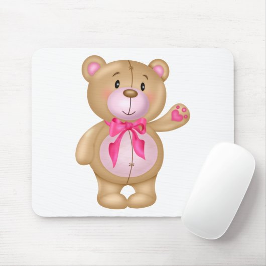 Cute Teddy Bear Muismat (Met muis)