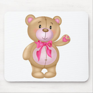 Cute Teddy Bear Muismat