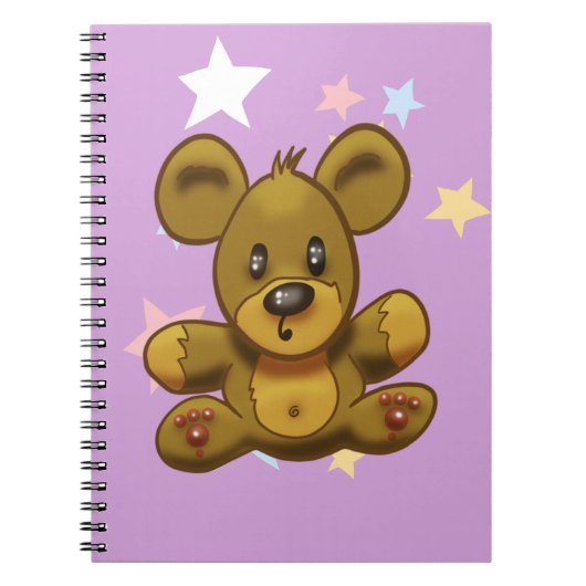 Cute Teddy Bear Notitieboek (Voorkant)