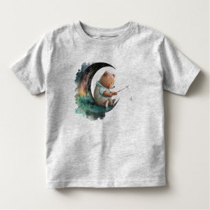 Cute Teddy Bear op de maan, Plush Cartoon Beer Kinder Shirts