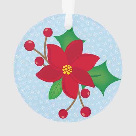 Cute Teddy Bear-Ornament met kerstklep Ornament (achterkant)