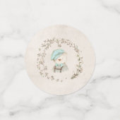 Cute Teddy Bear Overalls Pet Polka Dot Floral Confetti (Kleine voorkant)