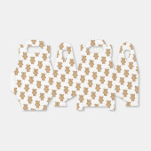 Cute Teddy Bear Pattern Bedankdoosjes (Uitgevouwen)
