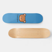 Cute Teddy Bear Personalized Persoonlijk Skateboard (Horizontaal)