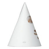 Cute Teddy Bear Photo Birthday Party Hat Feesthoedjes (Links)