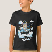 Cute Teddy Bear Pilot Airplane T-shirt (Voorkant)