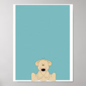Cute Teddy Bear poster (Voorkant)