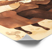 Cute Teddy Bear Poster | Baby Boy Nursery Print (Hoek)