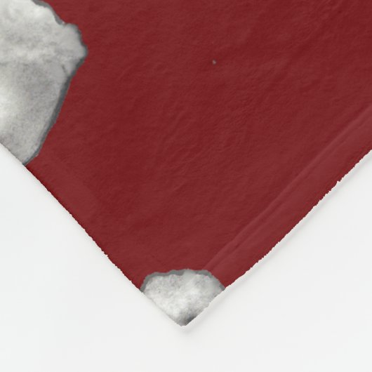 Cute Teddy Bear, Potcil Drawing, Polka Dots Fleece Deken (Hoek)