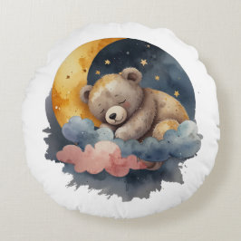 Cute Teddy Bear Rond Kussen