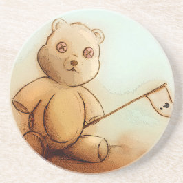 Cute Teddy Bear, SandStone Onderzetter