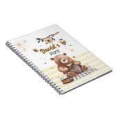  Cute teddy bear school notebook with jar of honey Notitieboek (Rechterzijde)