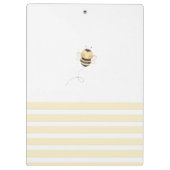  Cute teddy bear school with jar of honey Klembord (Achterkant)