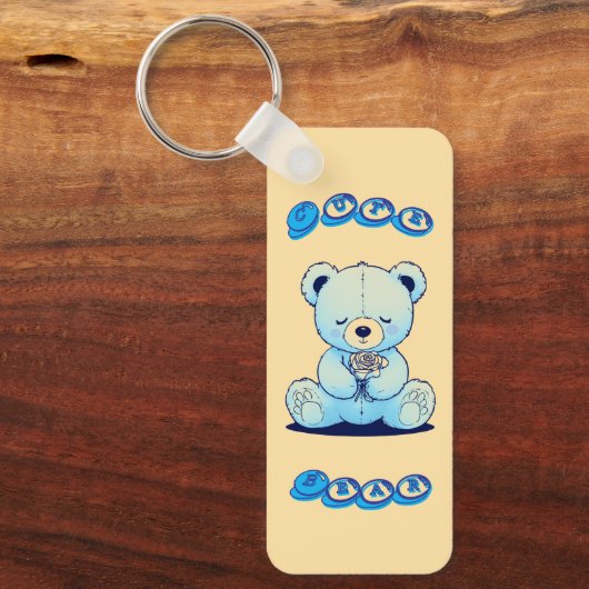 Cute Teddy Bear Sleutelhanger (Voorkant)