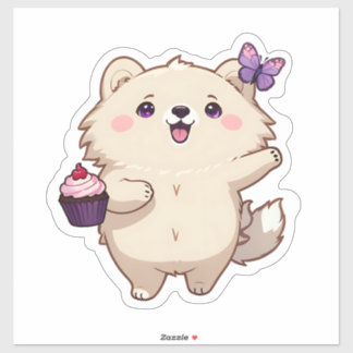 Cute Teddy Bear Sticker
