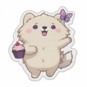 Cute Teddy Bear Sticker (Voorkant)