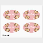 Cute Teddy Bear Sticker – Hey You Pink Kawaii (Vel)
