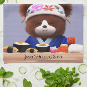 Cute Teddy Bear Sushi Chef Theedoek