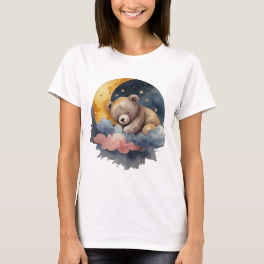 Cute Teddy Bear T-shirt (Voorkant)