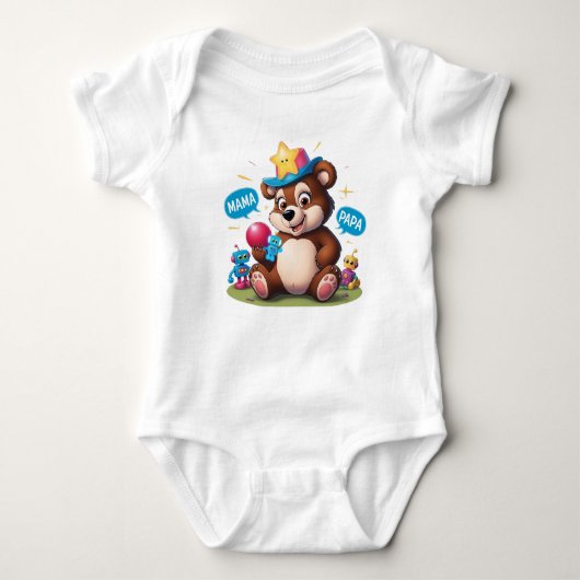 Cute Teddy Bear T-Shirt (Voorkant)