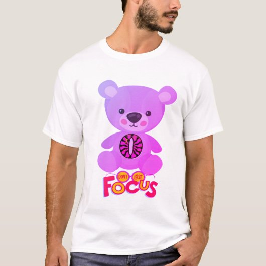 Cute Teddy Bear T-Shirt (Voorkant)