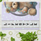 Cute Teddy Bear Theedoek (Gevouwen)