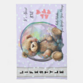 Cute Teddy Bear Theedoek (Verticaal)