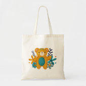 Cute Teddy Bear Tote Bag – Kawaii Design (Voorkant)