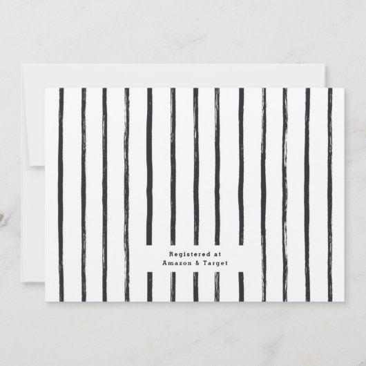 Cute Teddy Bear | Uitnodiging tot Baby shower (Achterkant)