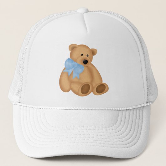 Cute Teddy Bear, voor Baby Boy Trucker Pet (Voorkant)